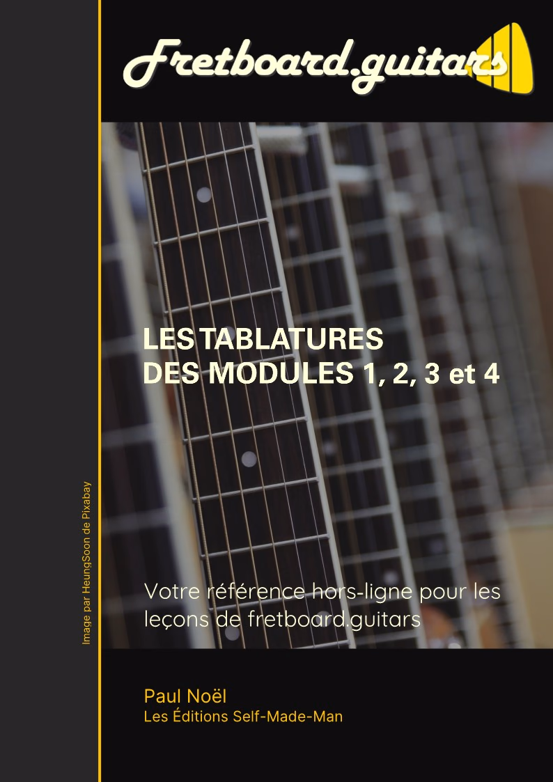 Les tablatures des modules 1, 2, 3 et 4